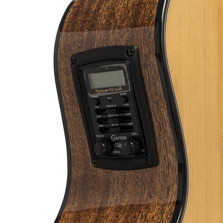 Crafter ABLE G630CE Grand auditorium guitar m/massiv ceder dæk og L.R. Baggs Element Pick-Up