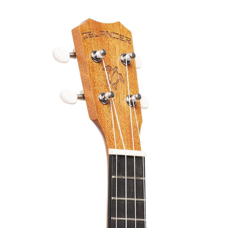 Islander MS-4-HNS Traditional soprano ukulele med mahogni dæk og Honu-skildpadden indgraveret