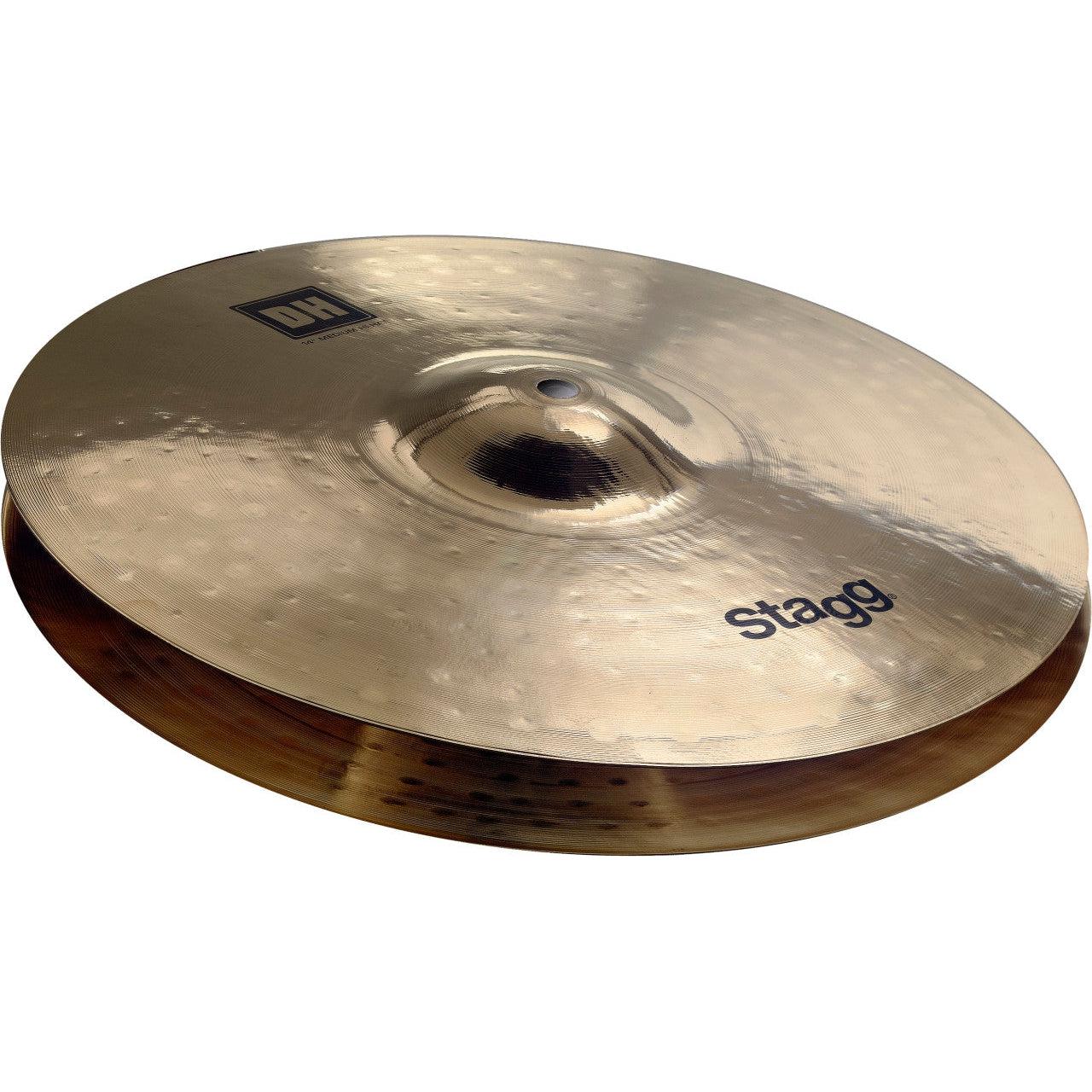 Stagg Dual Hammered 15" DH Brilliant Medium Hihat - Pair