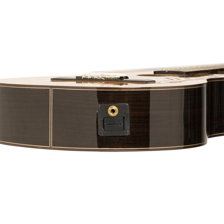 Angel Lopez Mazuelo klassisk gitarr med solid cedar däck och Fishman Pick-Up