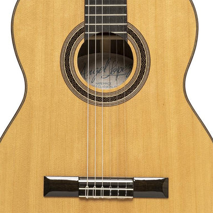 Angel Lopez Mazuelo  klassisk guitar m/massiv gran dæk og Rosewood bund og sider