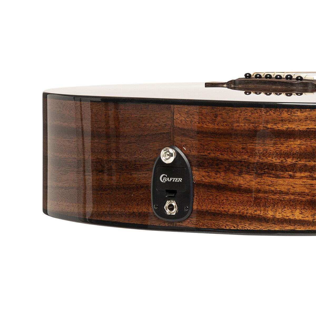 CRAFTER ABLE D635CE N  Dreadnought Elektrisk-akustisk Guitar med Massiv Mahognitop