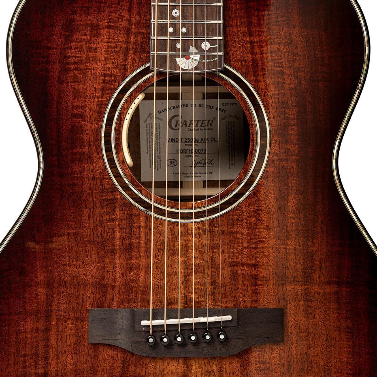 CRAFTER MIND ALK DL TE Mind ALK, Orchestra acoustic-electric guitar with solid Acacia flamed top