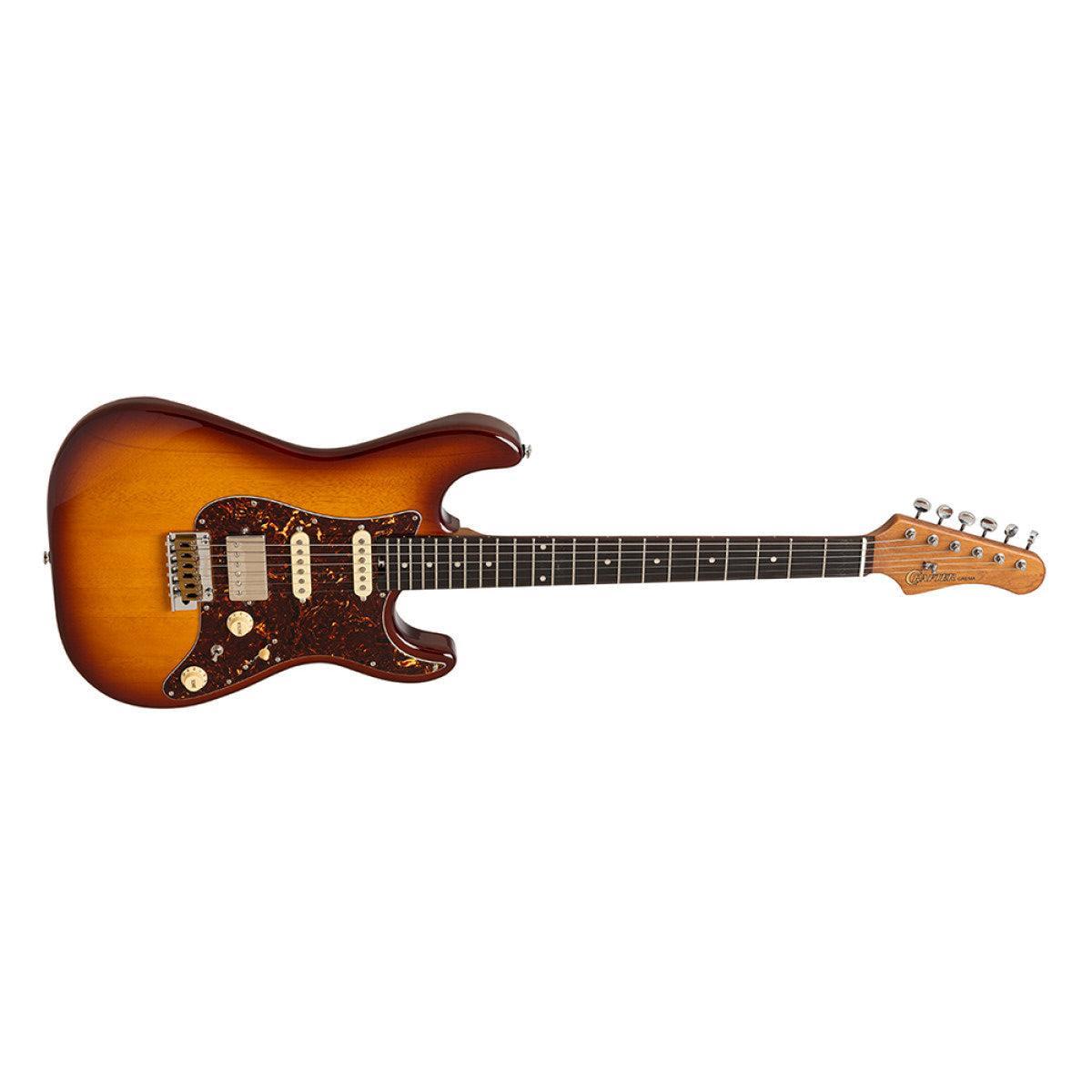Crafter CREMA SVVSR TS Crema Series – Solid Body S Electric Guitar (Tobacco Sunburst Finish)