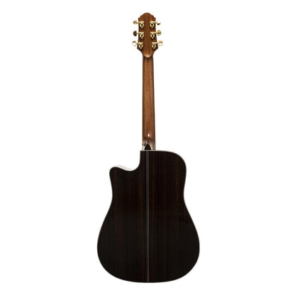 Crafter LX D-1000CE Cutaway Dreadnought Akustisk-elektrisk Guitar med Massiv Gran Dæk