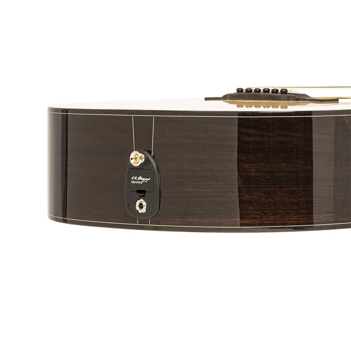 Crafter LX D-1000CE Cutaway Dreadnought Akustisk-elektrisk Guitar med Massiv Gran Dæk