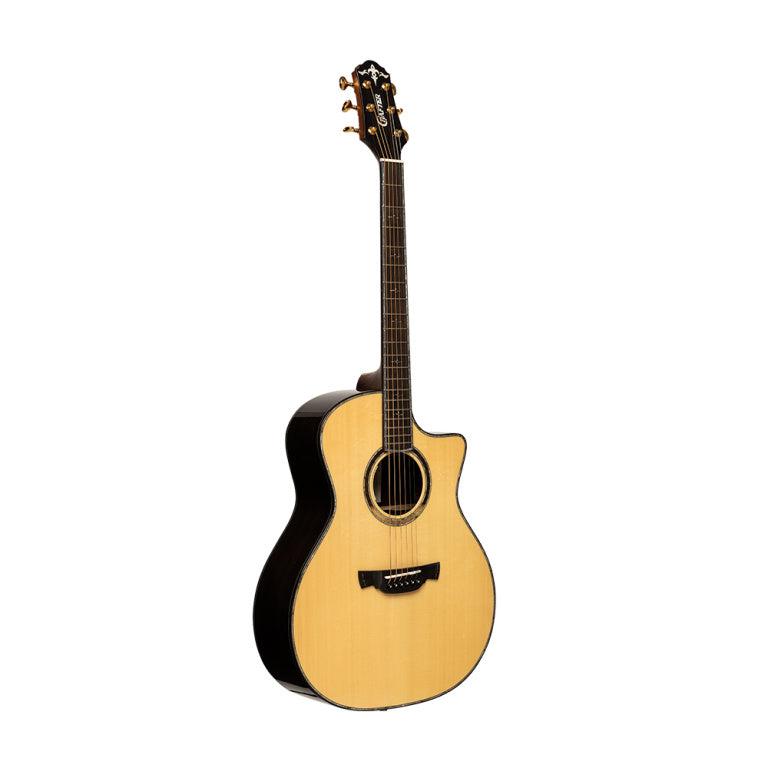 Crafter LX G-7000CE Grand Auditorium Akustisk-elektrisk Guitar med Massiv Gran Dæk