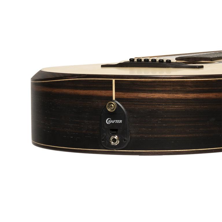Crafter MINO MACASS Akustisk-elektrisk Guitar med Massivt Grantræsdæk