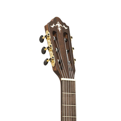 Crafter SNT 20CE PRO Klassisk Elektrisk Guitar med Massivt Grantræsdæk