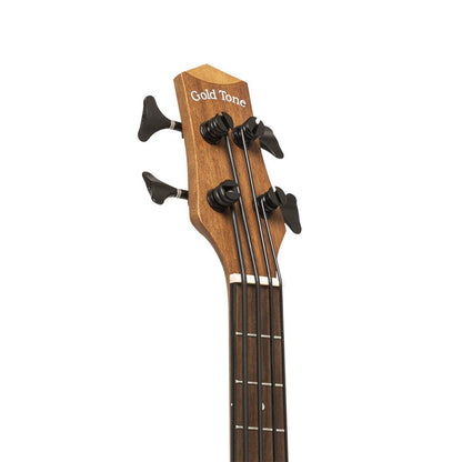 Gold Tone M-BASS25 25" akustisk-elektrisk mikrobas med mahognitop og taske inkluderet