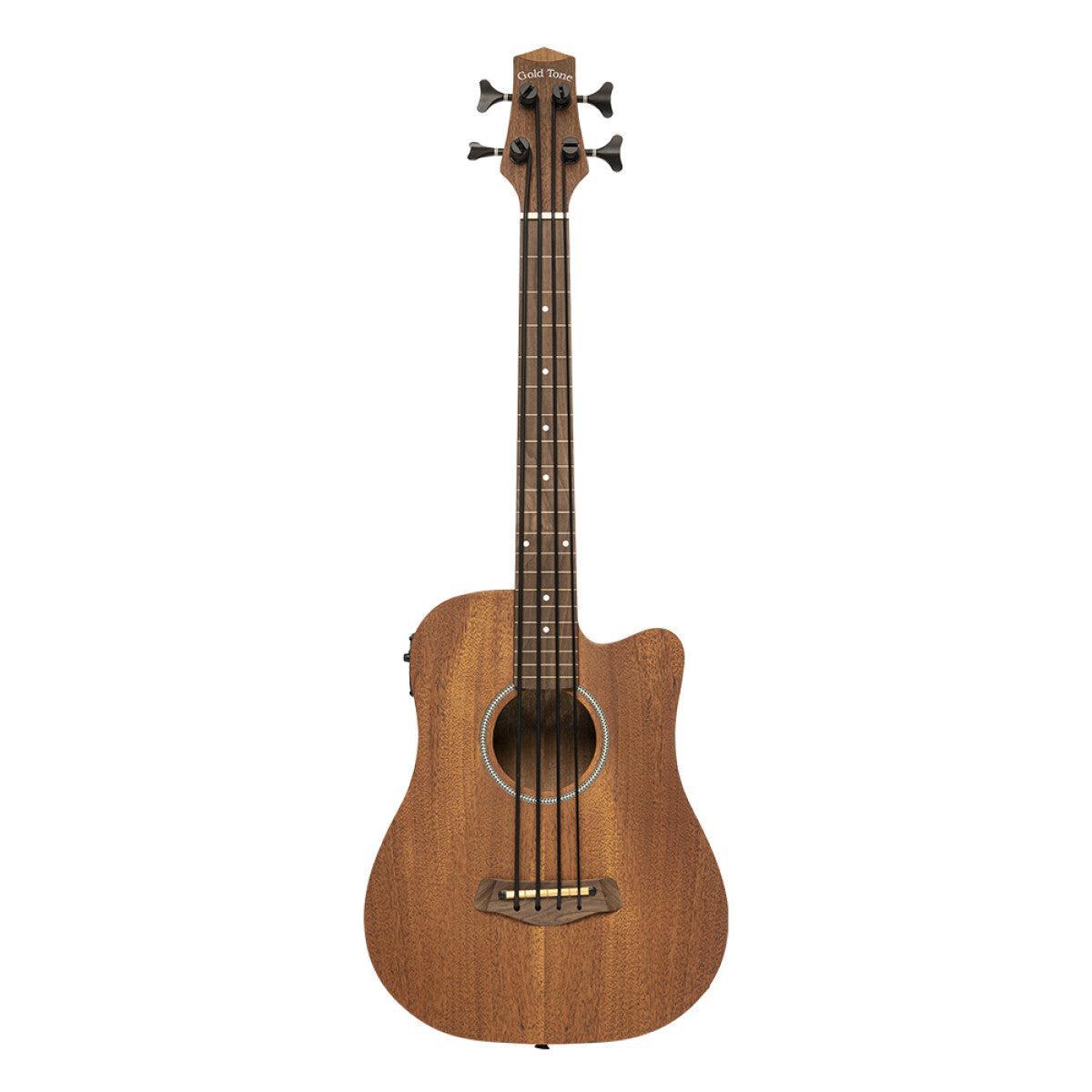 Gold Tone M-BASS/FL 23" Fretless Akustisk-Elektrisk Mikrobas med Mahogni-Top og Taske