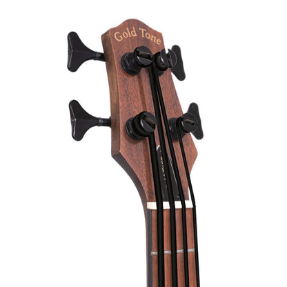 Gold Tone ME-BASS 23" elektrisk mikrobas med massiv mahogni-dæk og taske