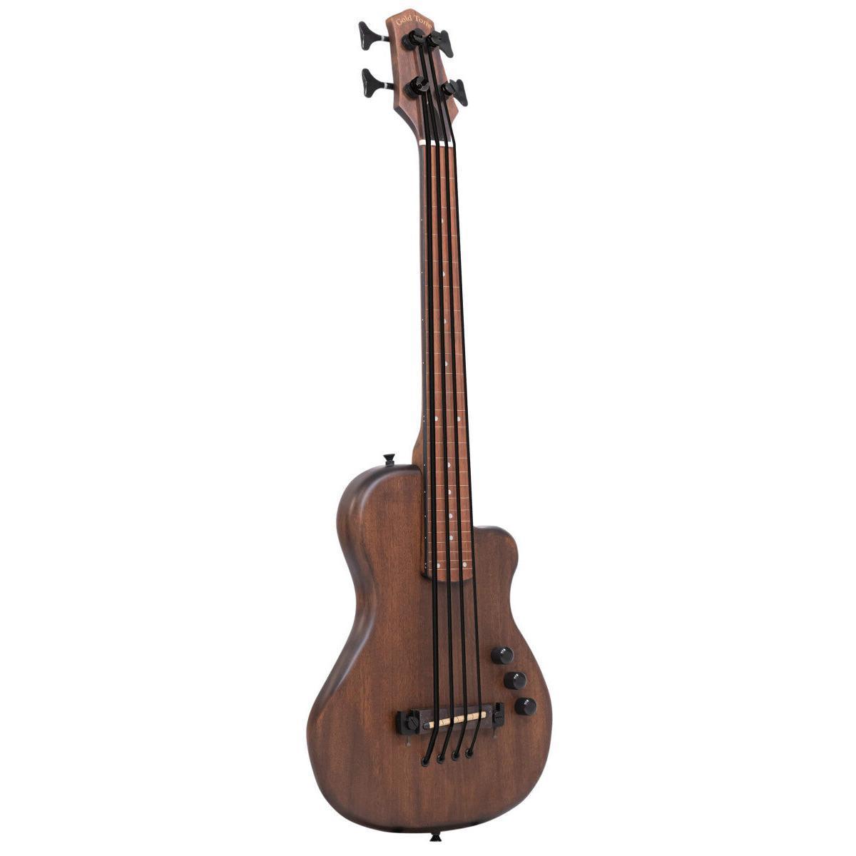 Gold Tone ME-BASS/FL 23" Fretless Electric Micro Bass – Mahogany Top | Inkl. taske