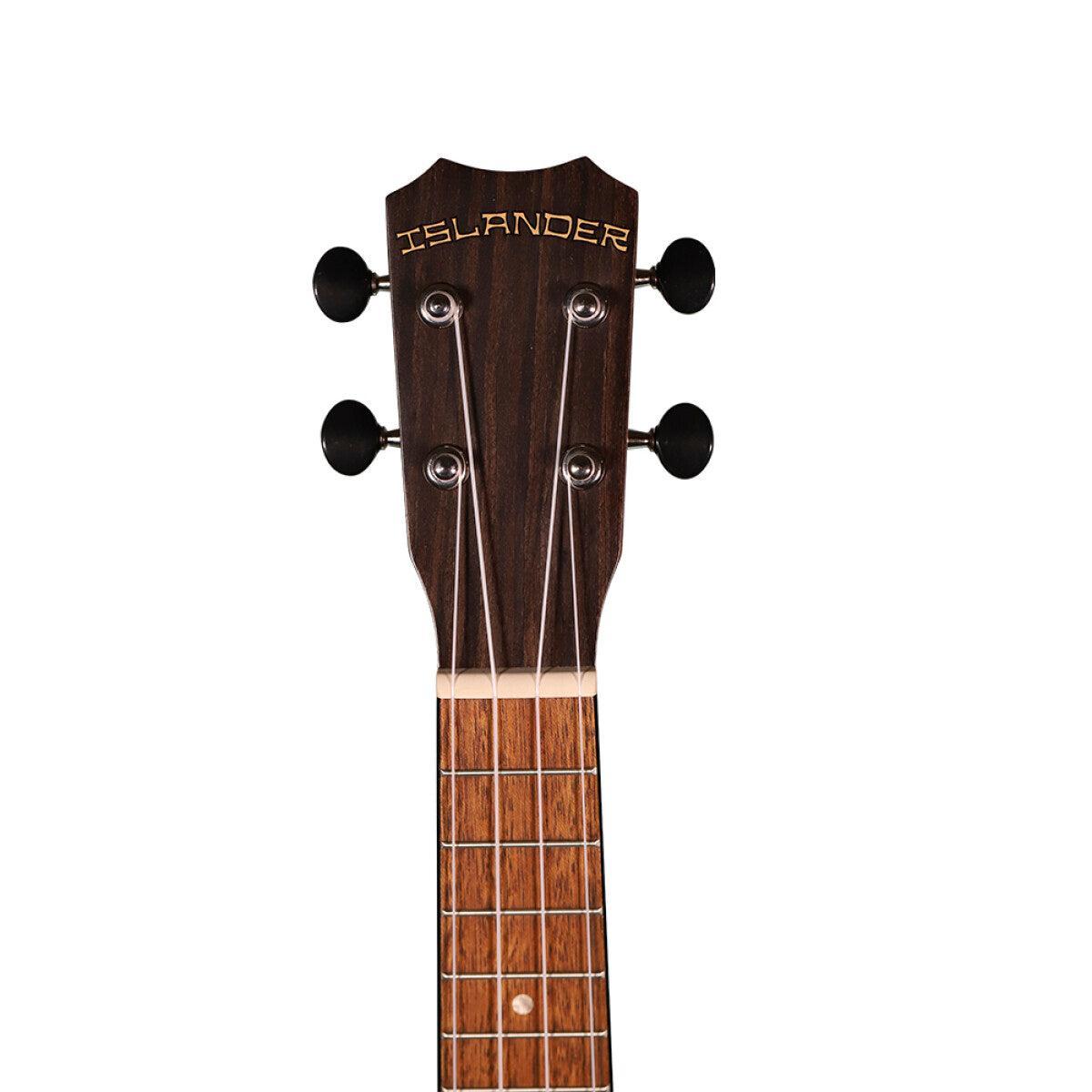 Islander MAS-4 Traditional soprano ukulele with spalted maple top