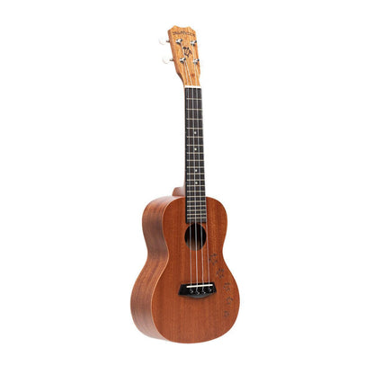 Islander MC-4-HNS Traditional concert ukulele with mahogany top and Honu turtle engraving