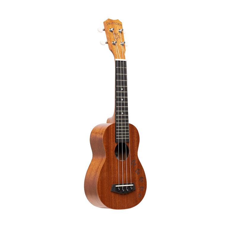 Islander MS-4-HNS Traditional soprano ukulele med mahogni dæk og Honu-skildpadden indgraveret
