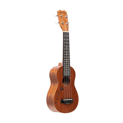 Islander MS-4-ISL Traditional soprano ukulele med mahogni dæk og Hawaii øgruppen indgraveret