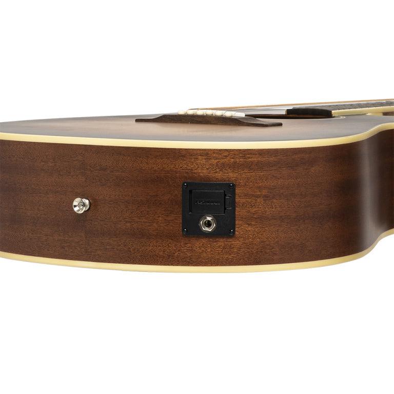 J.N Guitars EZR-DCFI Dreadnought guitar m/massiv ceder dæk og Fishman Pick-up