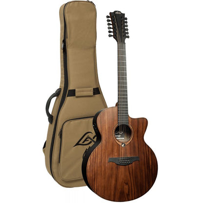 Lag Guitars SAUVAGE-J12CE Sauvage Jumbo 12 Strings Cutaway Acoustic-Electric
