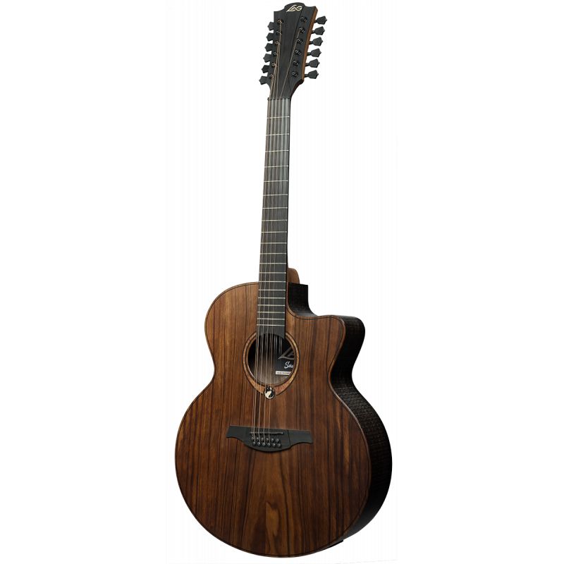 Lag Guitars SAUVAGE-J12CE Sauvage Jumbo 12 Strings Cutaway Acoustic-Electric