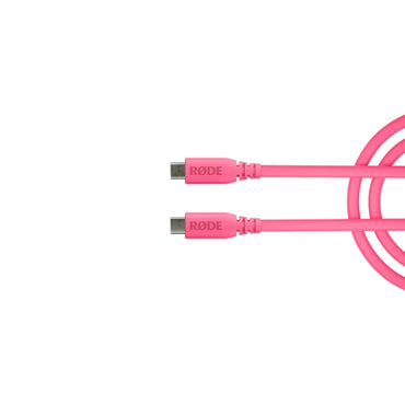 RØDE SC17-P – USB-C til USB-C kabel i pink - 1,5 m