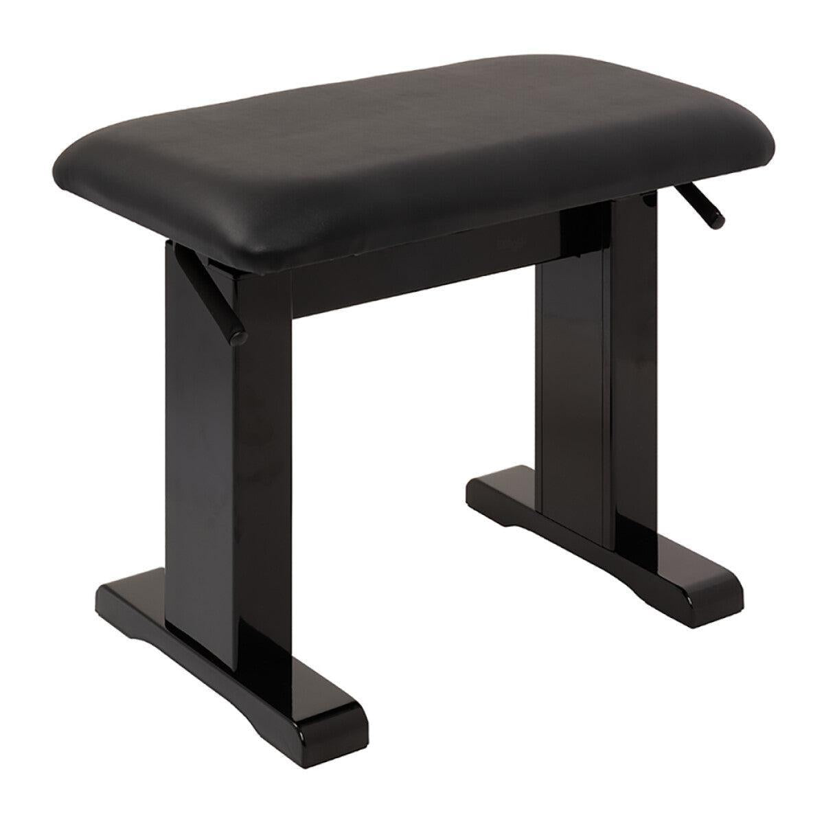 STAGG PBH 780 BKP SBK – Sort hydraulisk klaverbænk i højglans med vinylsæde