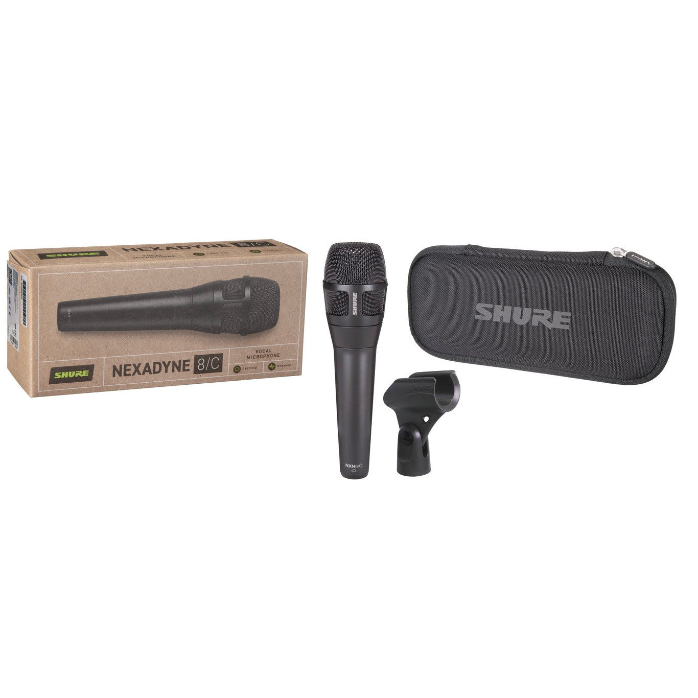 Shure Nexadyne Mikrofon, XLR, Cardioid, Sort