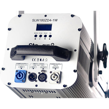 Stagg 180-Watt RGBW Wash Spotlight, White Metal Case (Wash 180)