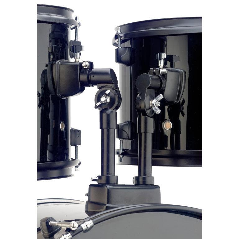 Stagg 5-piece, 22" trommesæt komplet med hardware og bækkener, sort