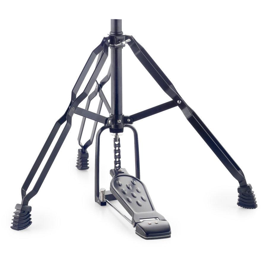 Stagg 5-piece, 22" trommesæt komplet med hardware og bækkener, sort