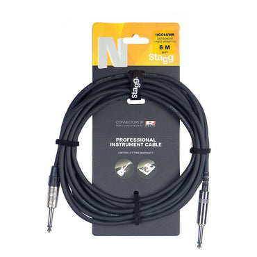 Stagg NGC3SWR Instrumentkabel med mute-switch – 3 m