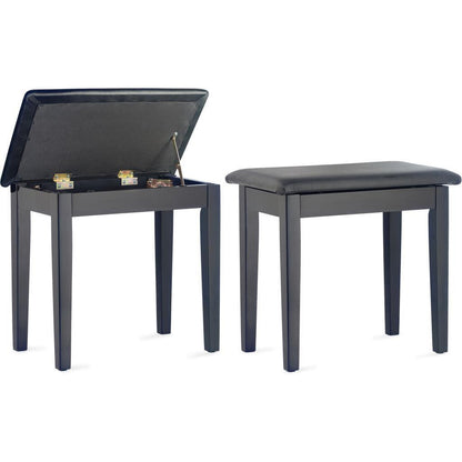 Stagg PBF23 Pianobänk m/tidning och svart vinylsits