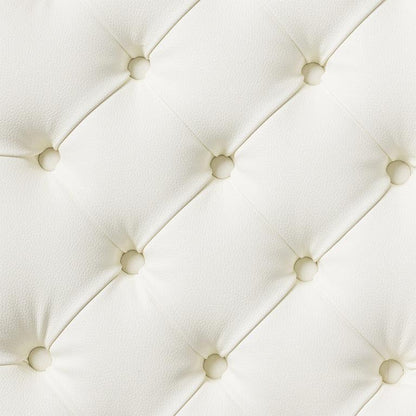 Stagg PBH 850 hydraulisk klaverbænk, højglans hvid m/hvidt vinyl sæde