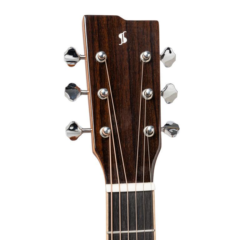 Stagg SA45 D-LW Dreadnought Western guitar med gran dæk