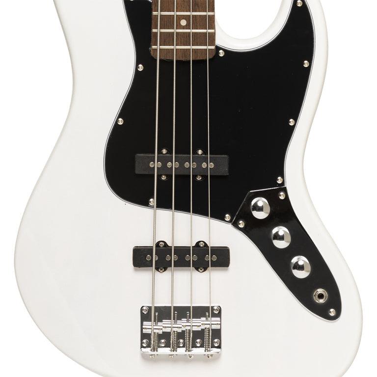Stagg SBJ-30 WHB - J Bass, Hvid