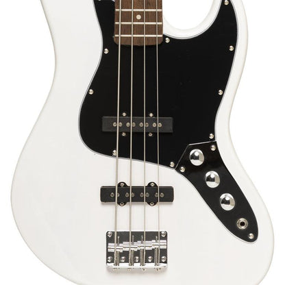 Stagg SBJ-30 WHB - J Bass, Hvid