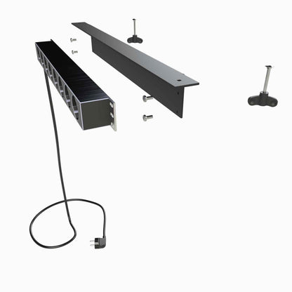 Strømskinne - BlackPantherSystem - Jatoba Angulo 8S - Sort