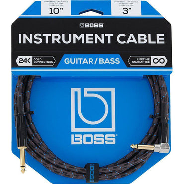 Boss BIC instrumentkabel lige/vinkel jack
