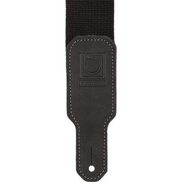 Boss BSC-20-BLK 2" sort bomulds guitarrem