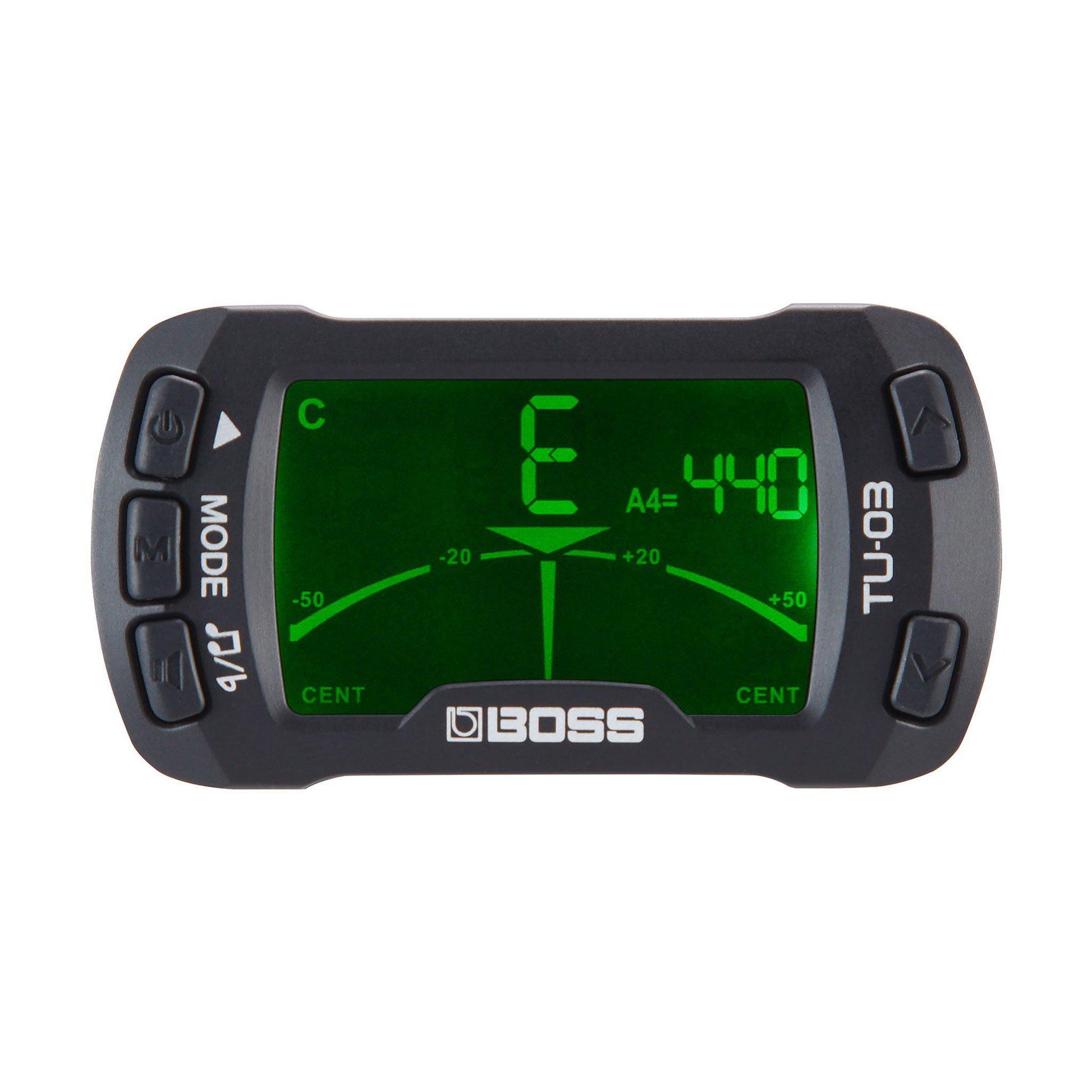 Boss TU-03 Clip-on Tuner og Metronom - BORG SOUND