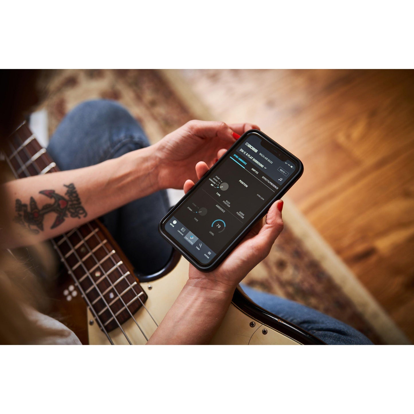 Boss Waza-Air Bass Wireless Personal Amplification System