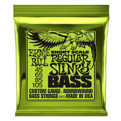Ernie Ball 2852 Regular Slinky Nickel Wound Short Scale Bass Strings - 45-105