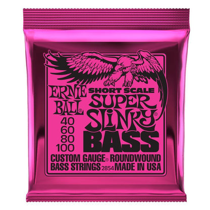 Ernie Ball 2854 Super Slinky Nickel Wound Short Scale Bass Strings - 40-100 - BORG SOUND