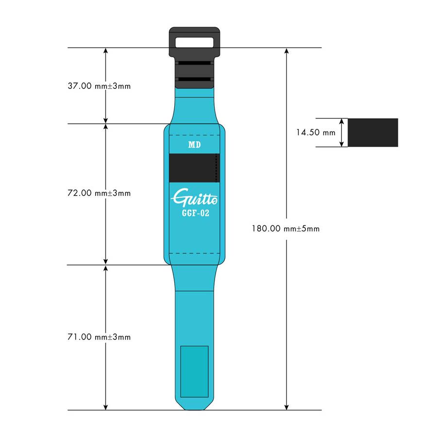 Guitto GGF-02 Fret Wrap Medium strenge-dæmper