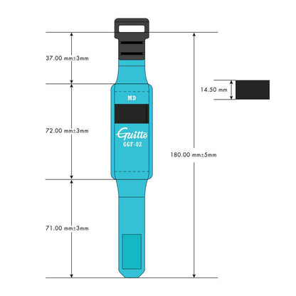 Guitto GGF-02 Fret Wrap Medium strenge-dæmper