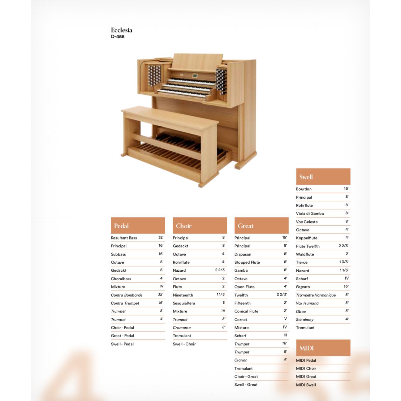 Johannus Ecclesia D-455