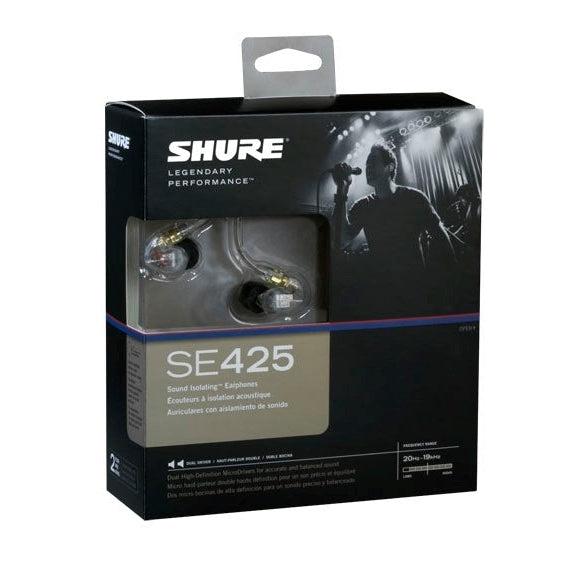Shure SE425 In Ear Høretelefon, Clear