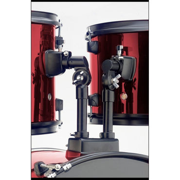 Stagg 5-piece, 22" trommesæt komplet med hardware og bækkener, vinrød