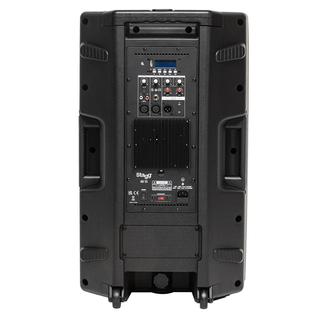 Stagg AS15B EU Aktiv Højttaler med batteri og trådløse mikrofoner