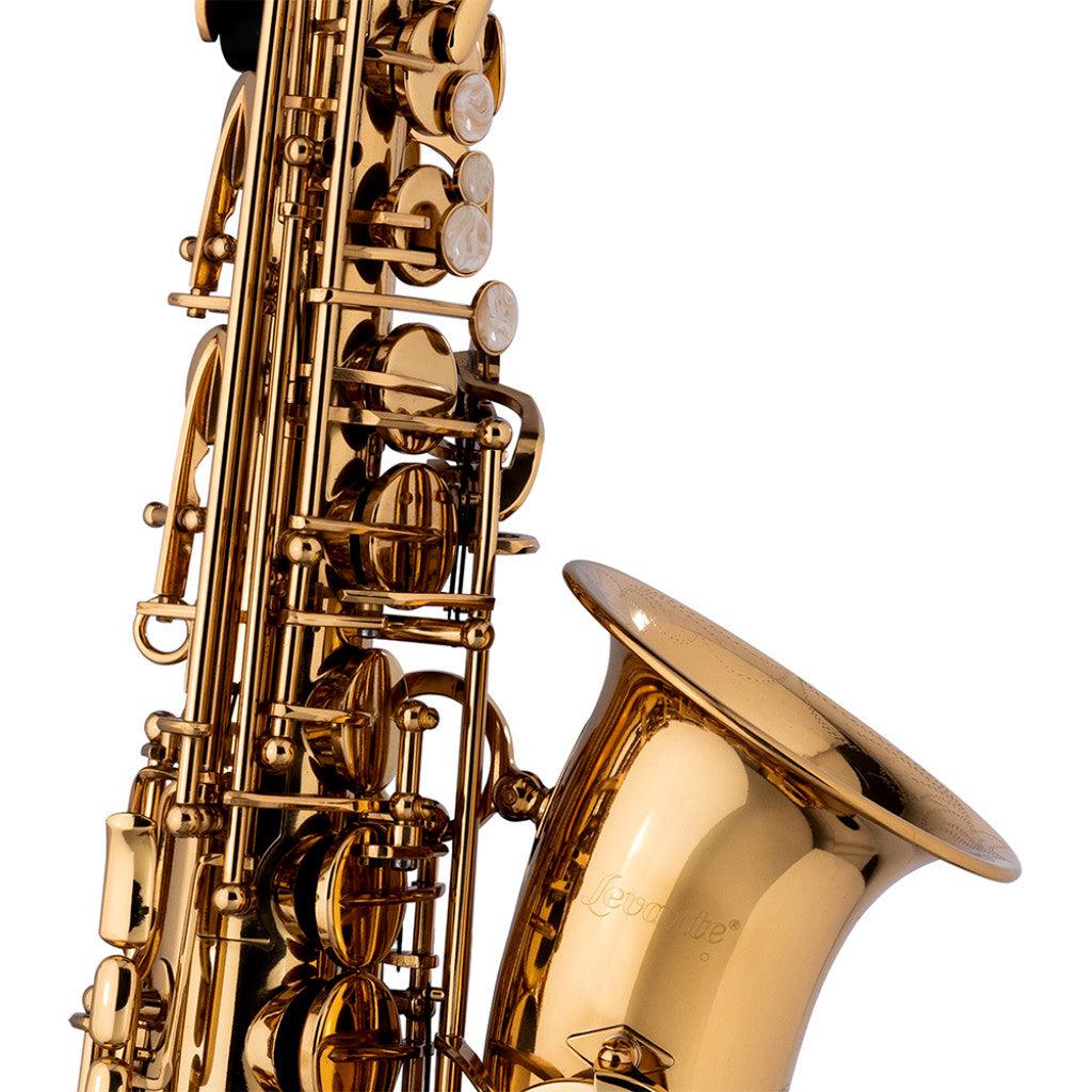 Stagg AS4105 Eb alt saxofon, guld lak
